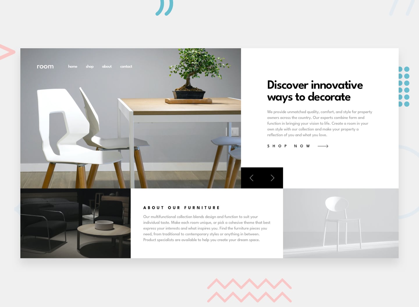 Frontend Mentor | Room homepage coding challenge