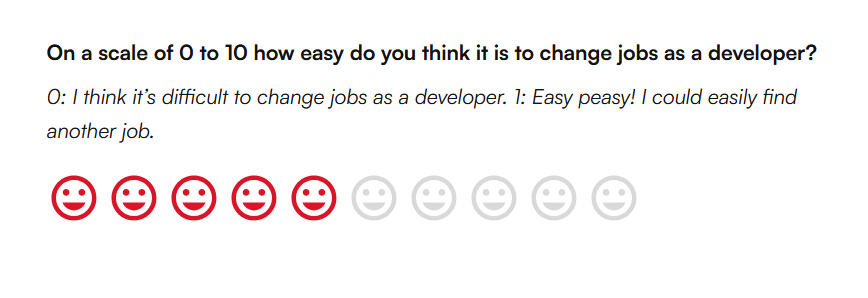 Tech recruitment survey.