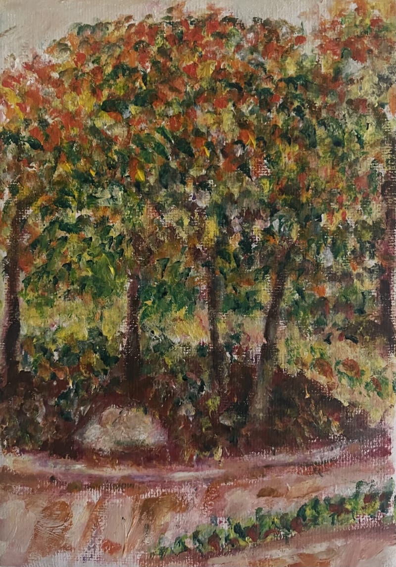 On a Path — Oil on Canvas, 16”x20”