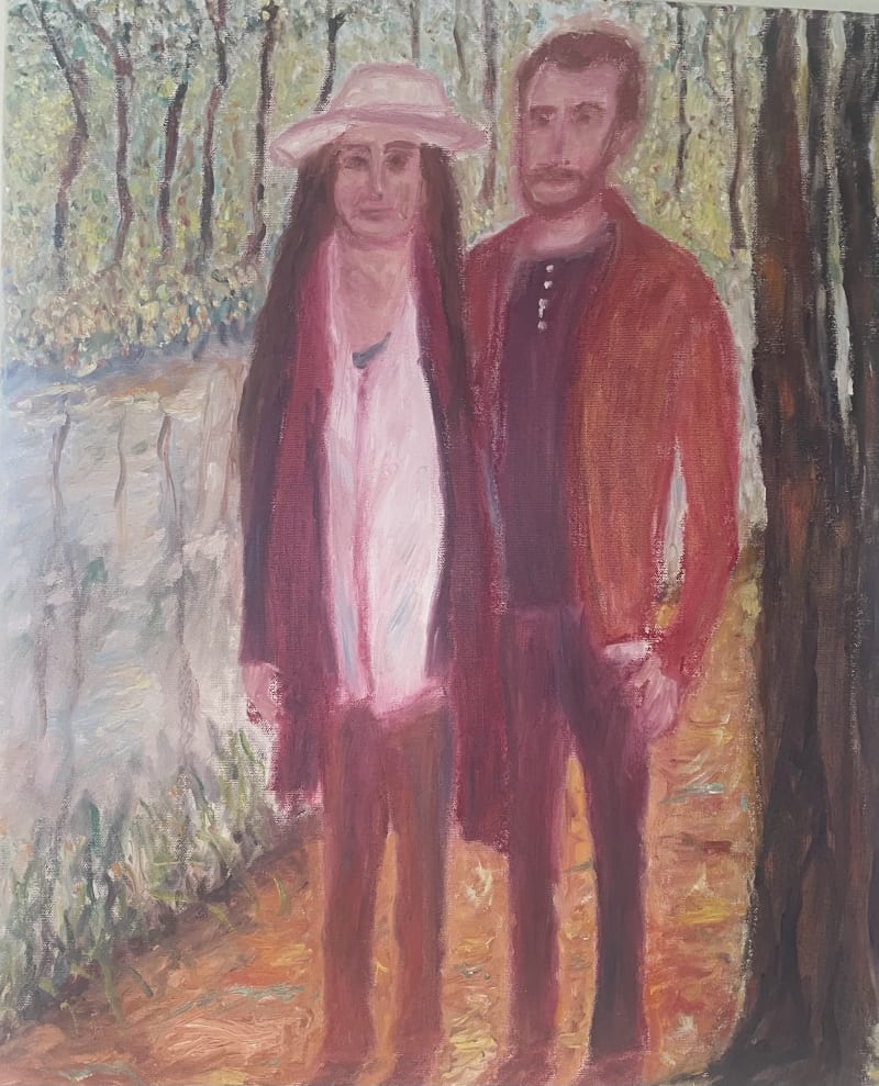 Mother & Son — Oil on Canvas, 20