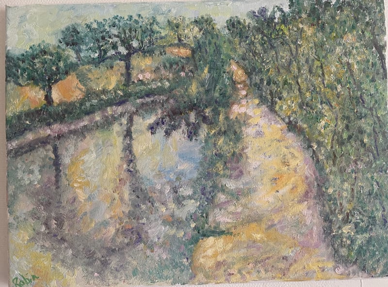 On a Path — Oil on Canvas, 12”x16”
