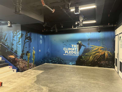 An image showing one picture from a gallery of work, for Climate Pledge Arena, provided by Hovercraft Media