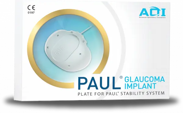 A drainage device for glaucoma designed to regulate intraocular pressure in the patient's eyes and prevent disease progression.