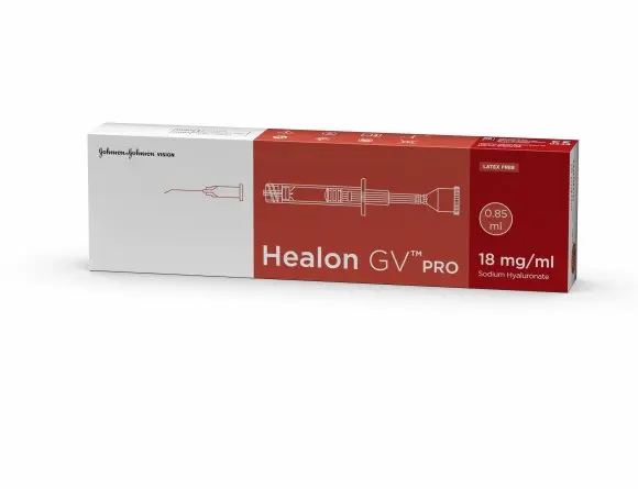 HEALON GV® Pro ofrece alta viscosidad para la creación de una cámara anterior profunda y un espacio máximo para la maniobrabilidad, con un daño mínimo a la córnea u otros tejidos oculares delicados.