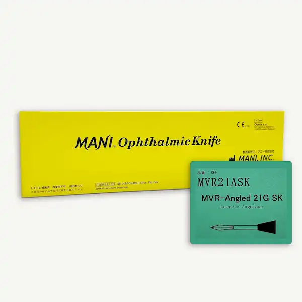 BISTURI 21G ANGULADO SAFETY DESCARTABLE, MARCA MANI ORIGEN JAPON