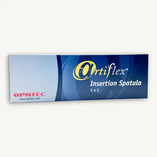 ESPATULA AGUJA PARA INSERCION DE LENTES ARTISAN/ ARTIFLEX, FABRICADO POR OPHTEC
