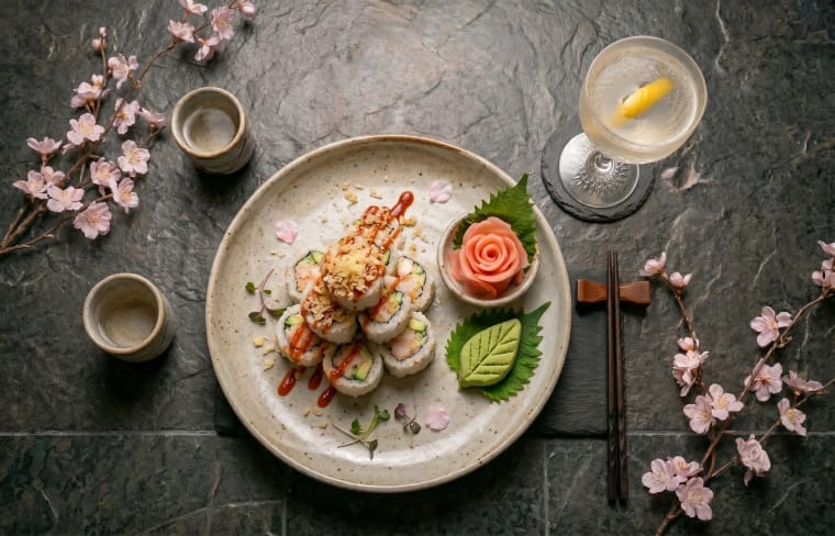 Volcano shrimp roll