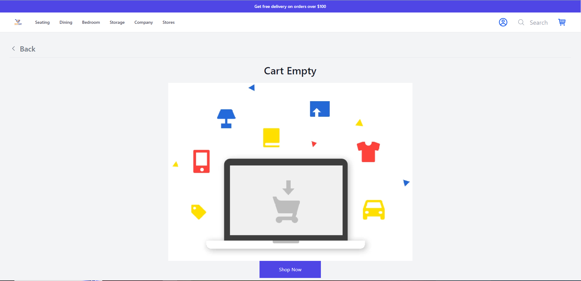 Cart-Empty Page