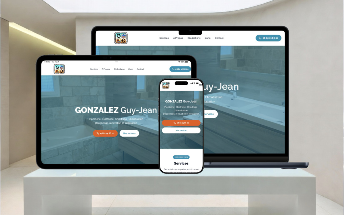 Mockup Guy-Jean Gonzalez Plombier