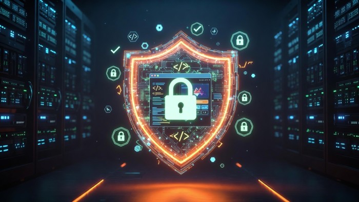 Sécurisé — bouclier code