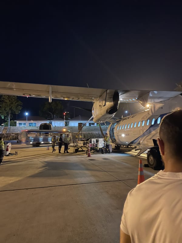 Avion atterrissant en Thaïlande