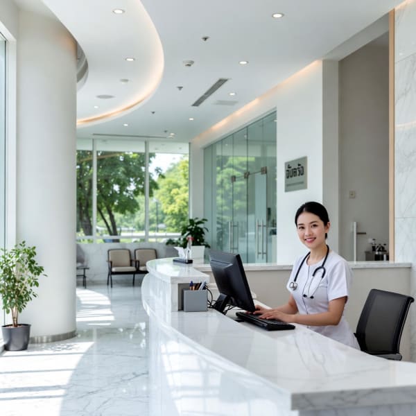 Hôpital moderne en Thaïlande