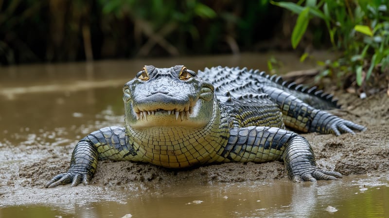 Crocodile du Siam Thaïlande