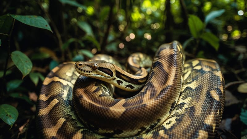 Python réticulé Thaïlande