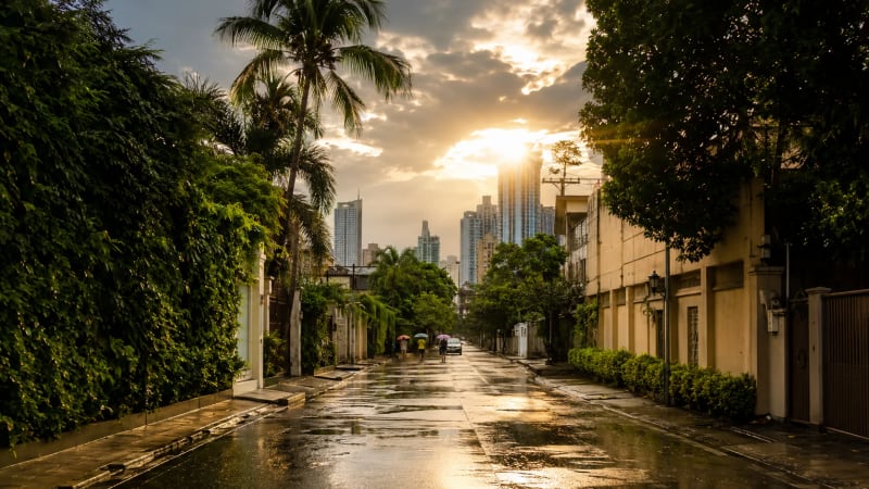 Saison des pluies et mousson en Thaïlande