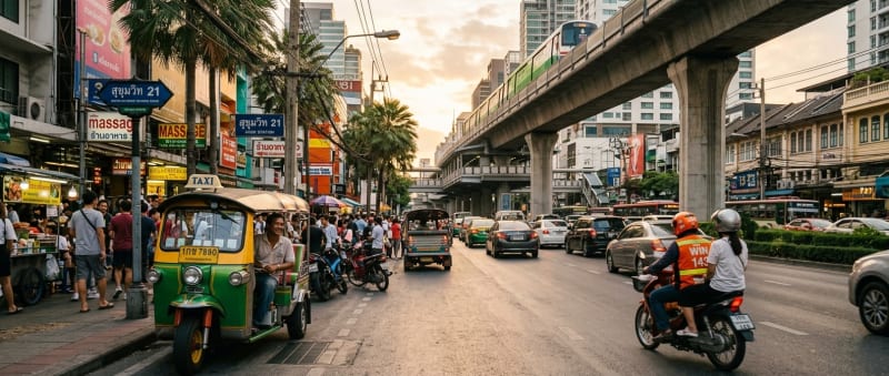 Se déplacer en Thaïlande — transports