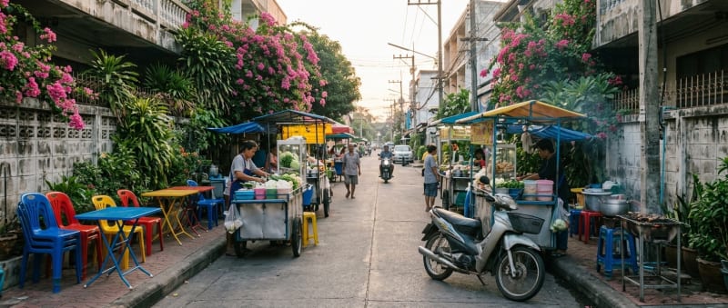 Manger pas cher à Pattaya — restaurant local thaïlandais