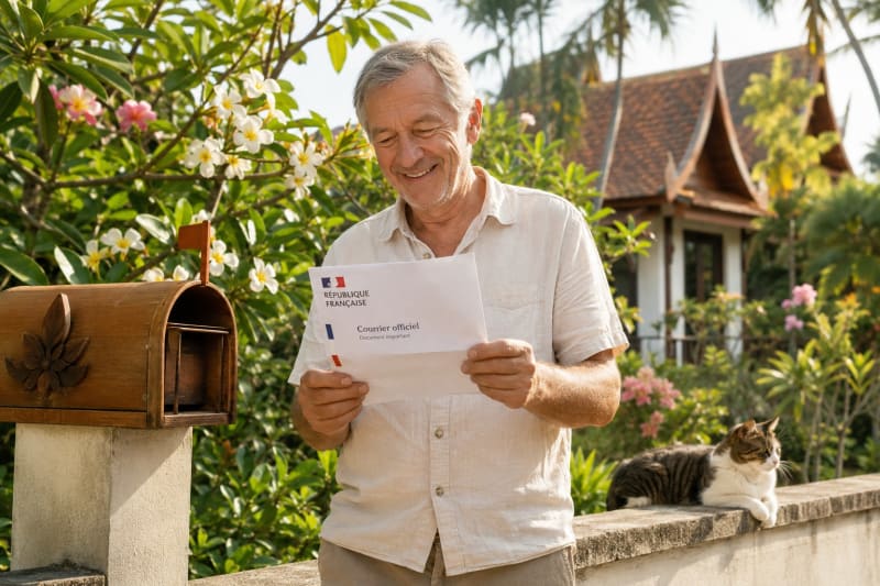 Toucher sa retraite française en Thaïlande : certificat de vie et démarches
