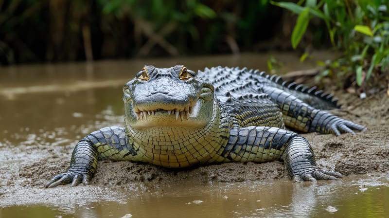 Crocodile du Siam Thaïlande