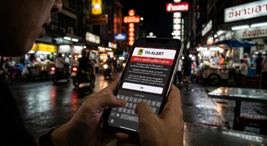 Diffamation en ligne réseaux sociaux Thaïlande