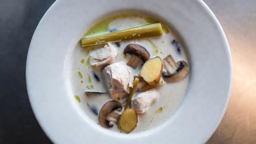 Tom Kha Gai soupe galanga Thaïlande