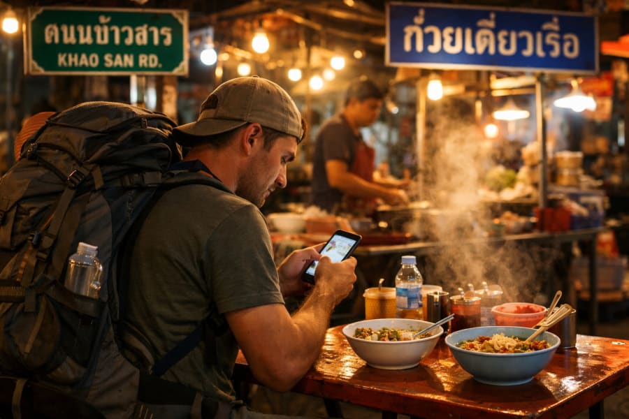 eSIM Saily application mobile Thaïlande