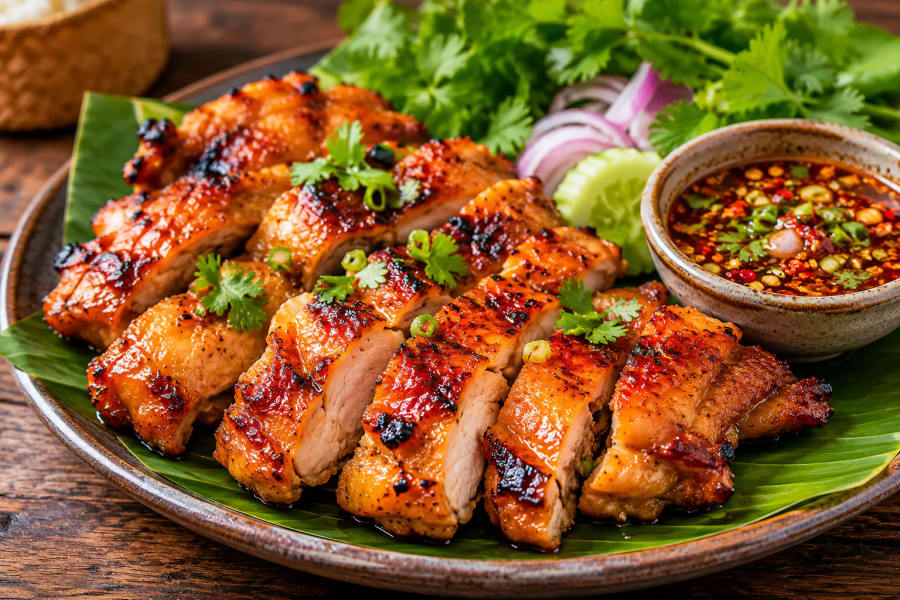 Gai Yang poulet grillé Thaïlande