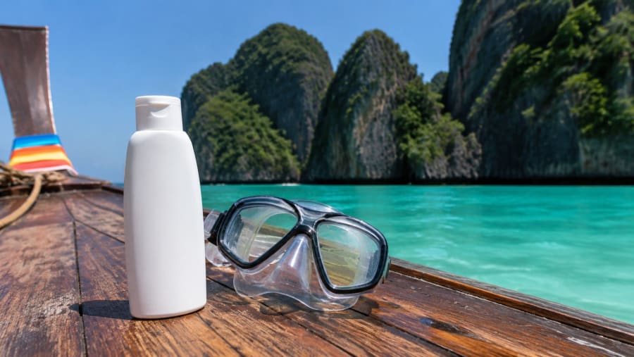 Crème solaire interdite dans les parcs marins de Thaïlande