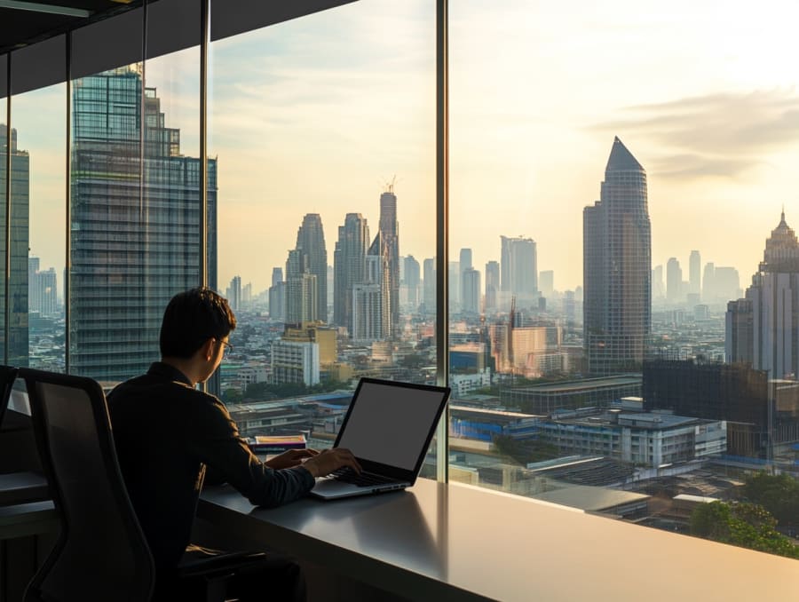 Coworking et technologie Bangkok