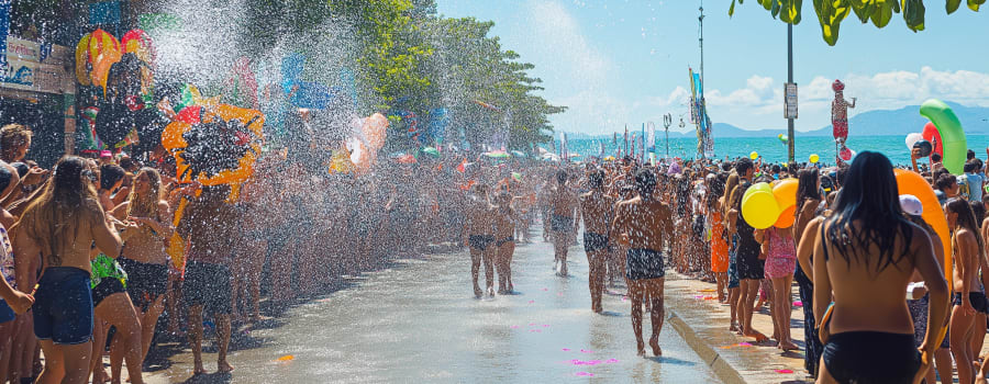 Beach Road Pattaya Songkran