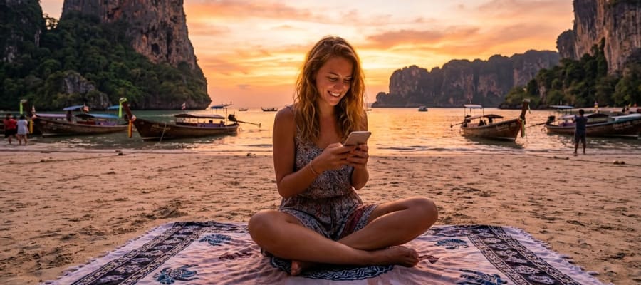 eSIM Holafly Thaïlande données illimitées