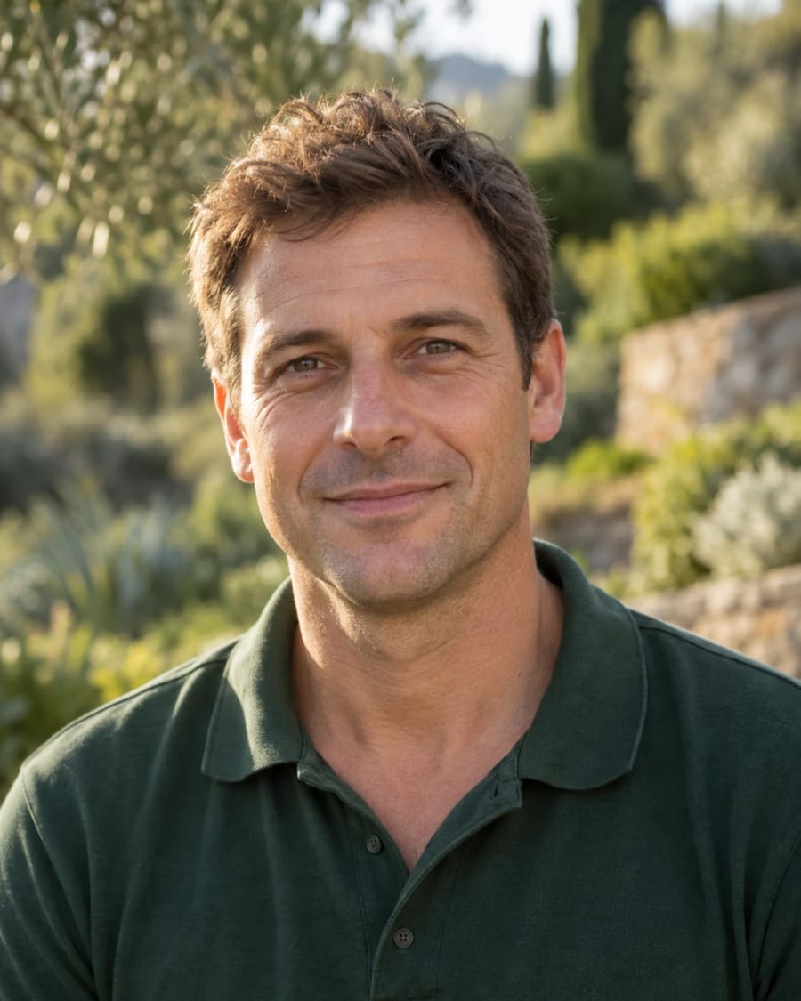 Portrait de Julien Vasseur, paysagiste et élagueur à Aix-en-Provence