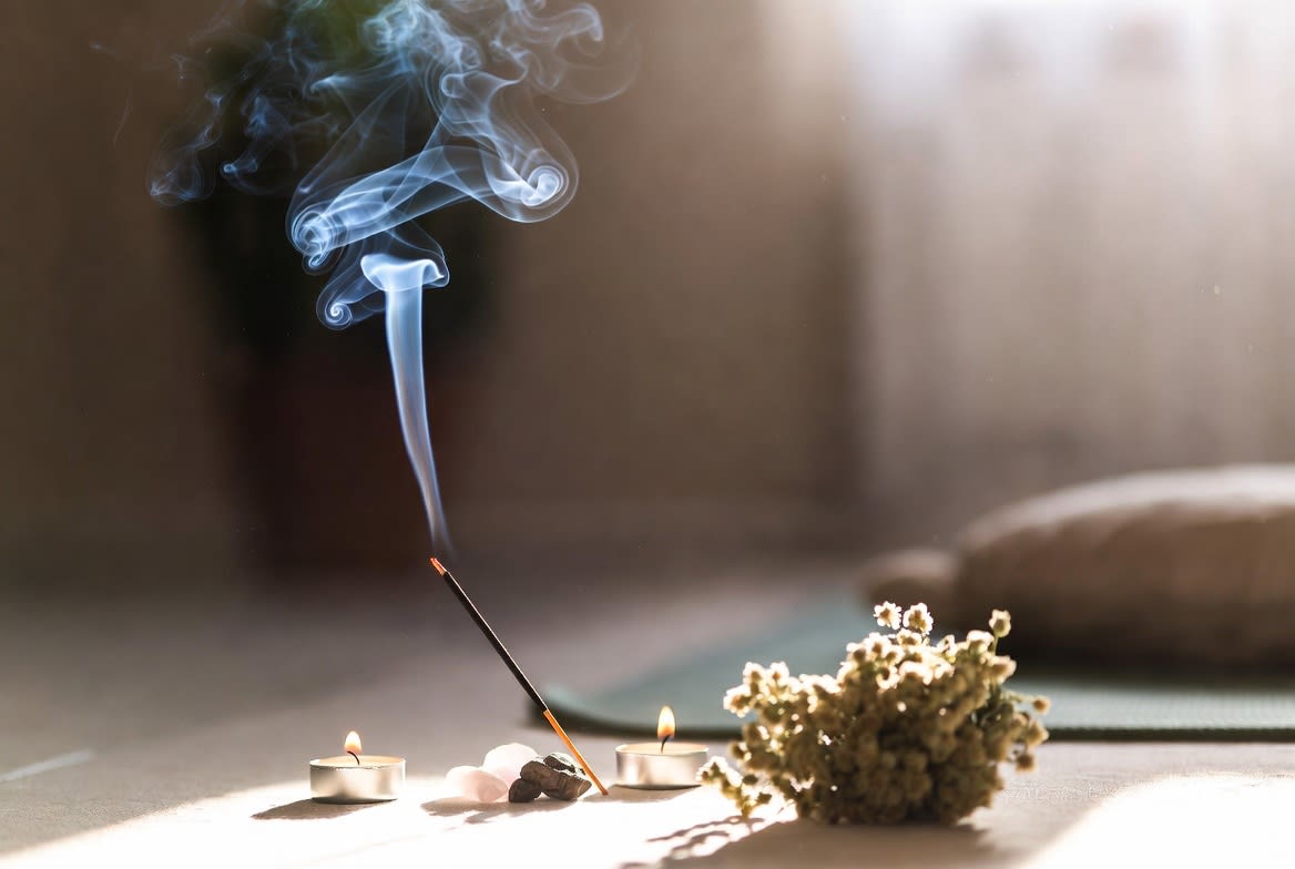 Ambiance zen avec encens