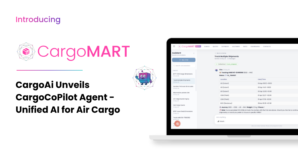 CargoAi unveils CargoCoPilot Agent - Unified AI for Air Cargo