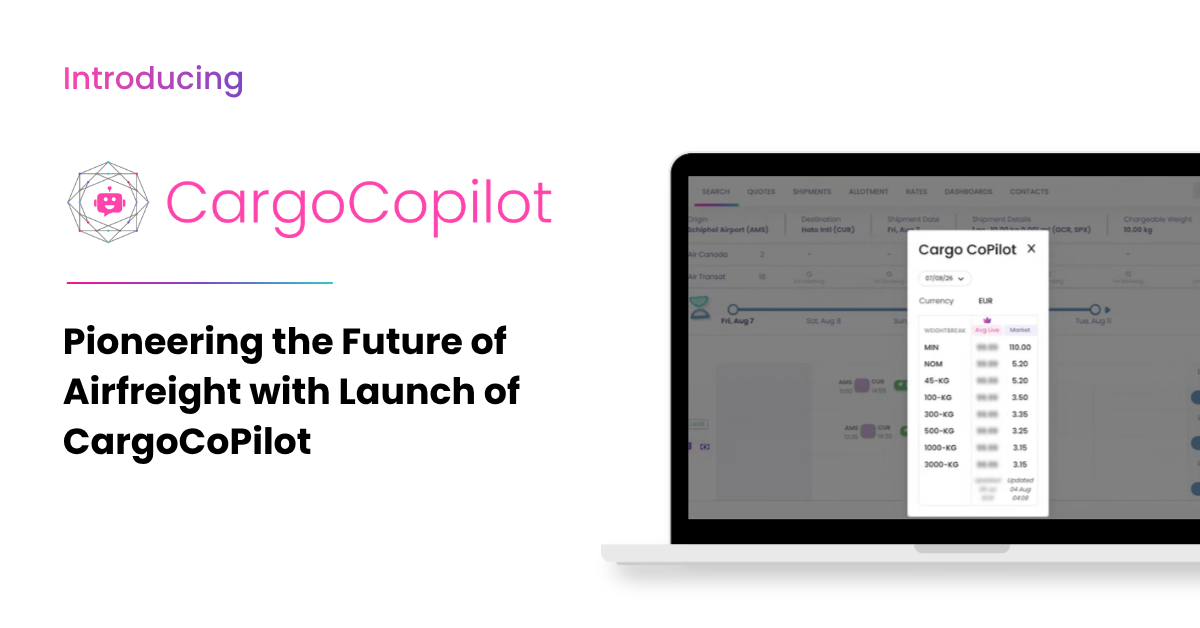 Pioneering the Future of Airfreight with Launch of CargoCoPilot