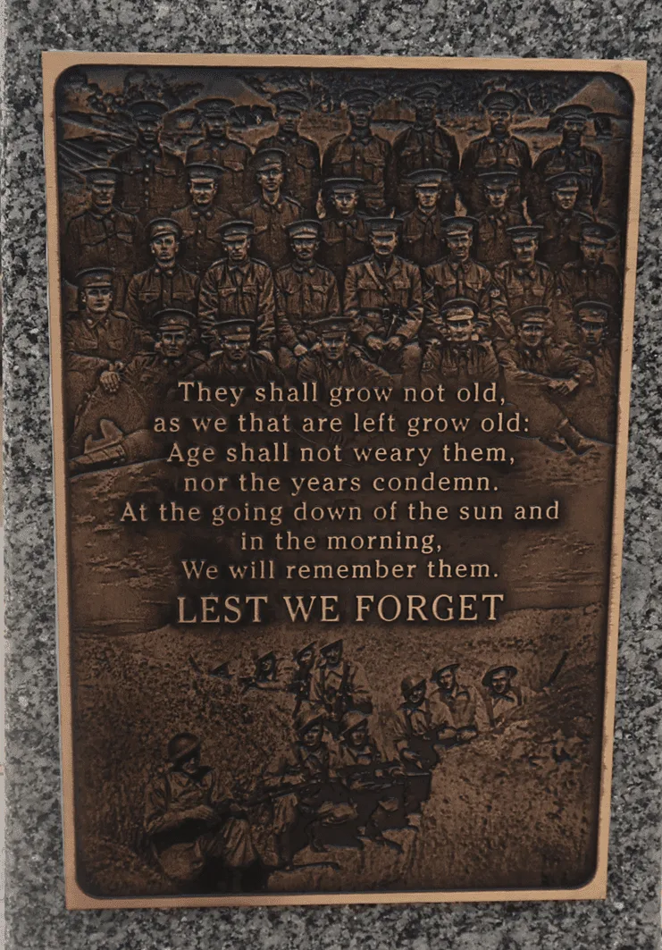 Our Memorial 6 Plaque 1