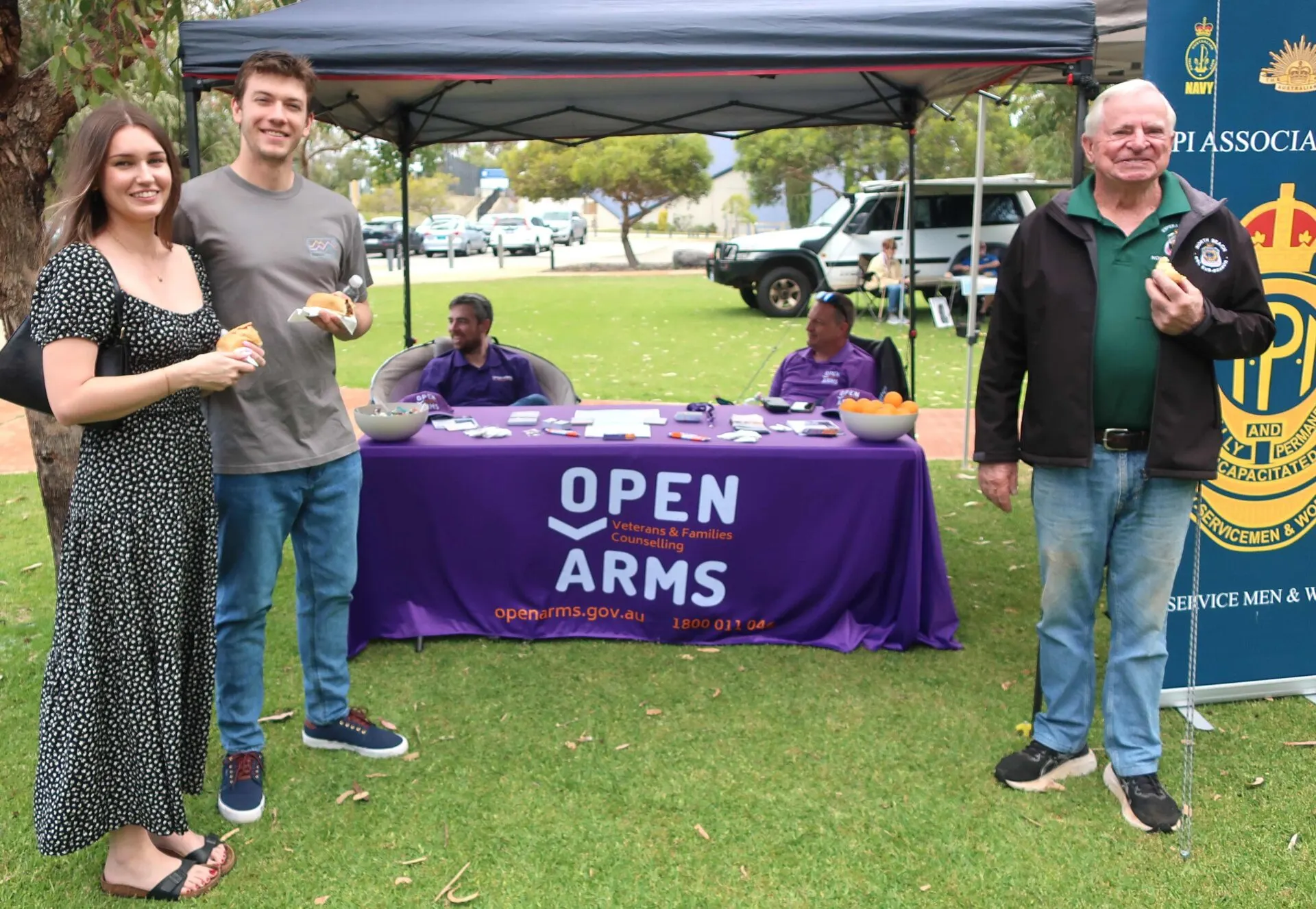2025 open day openarms stand