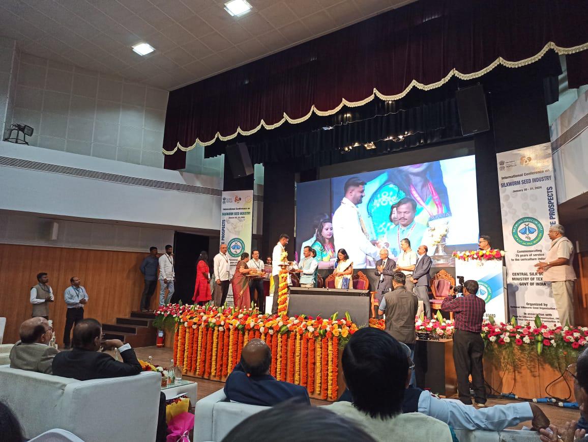 Official inauguration ceremony and sericulture conference