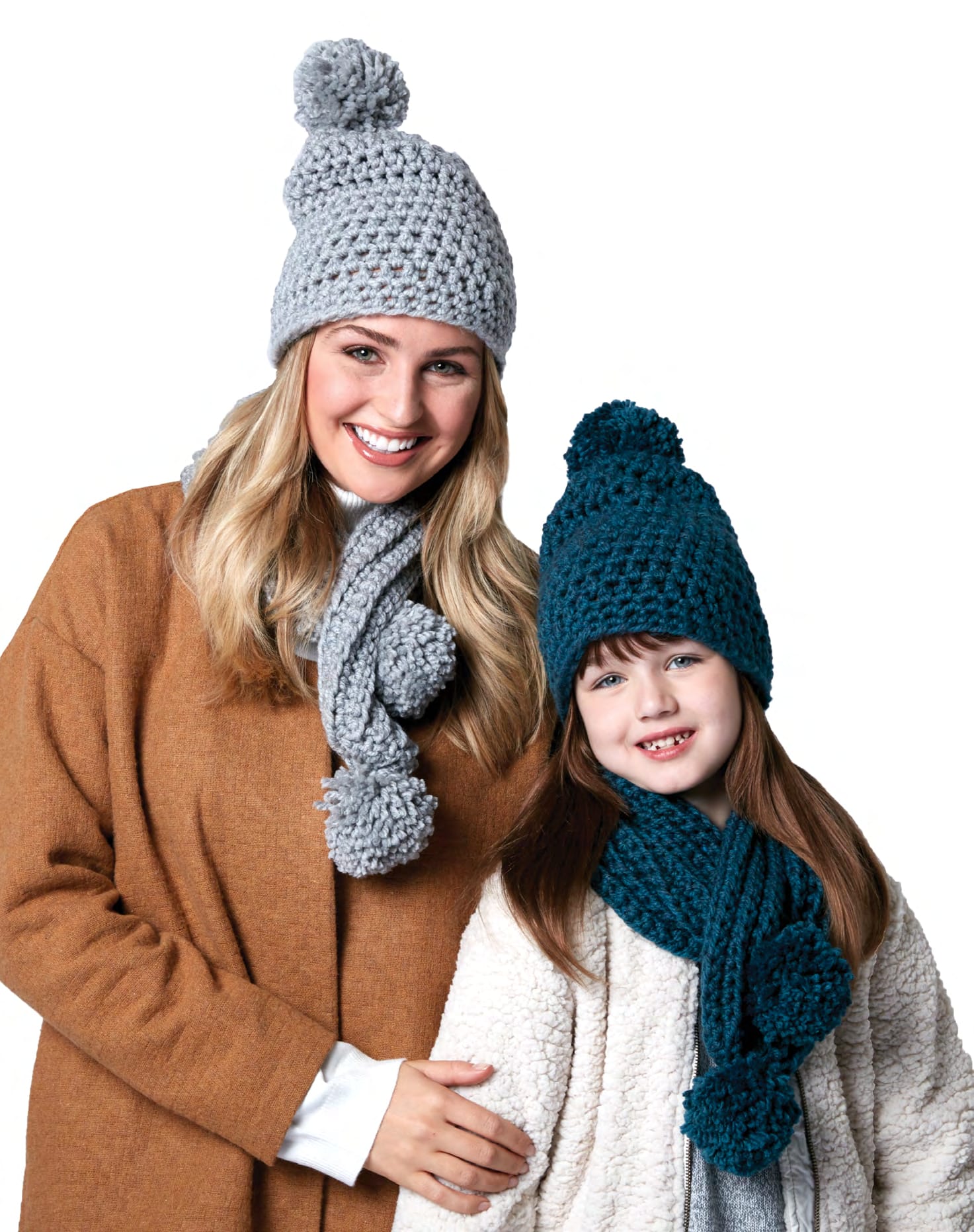 Modèle gratuit d'ensemble bonnet et écharpe douillets au crochet