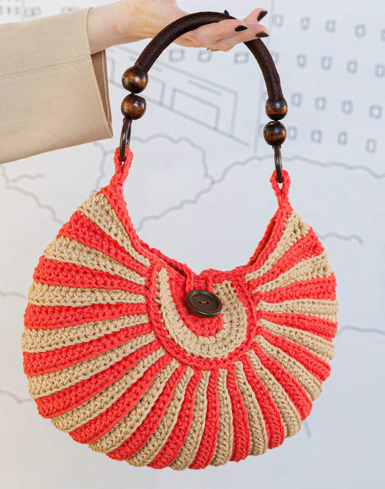 Modèle gratuit de sac chic au crochet