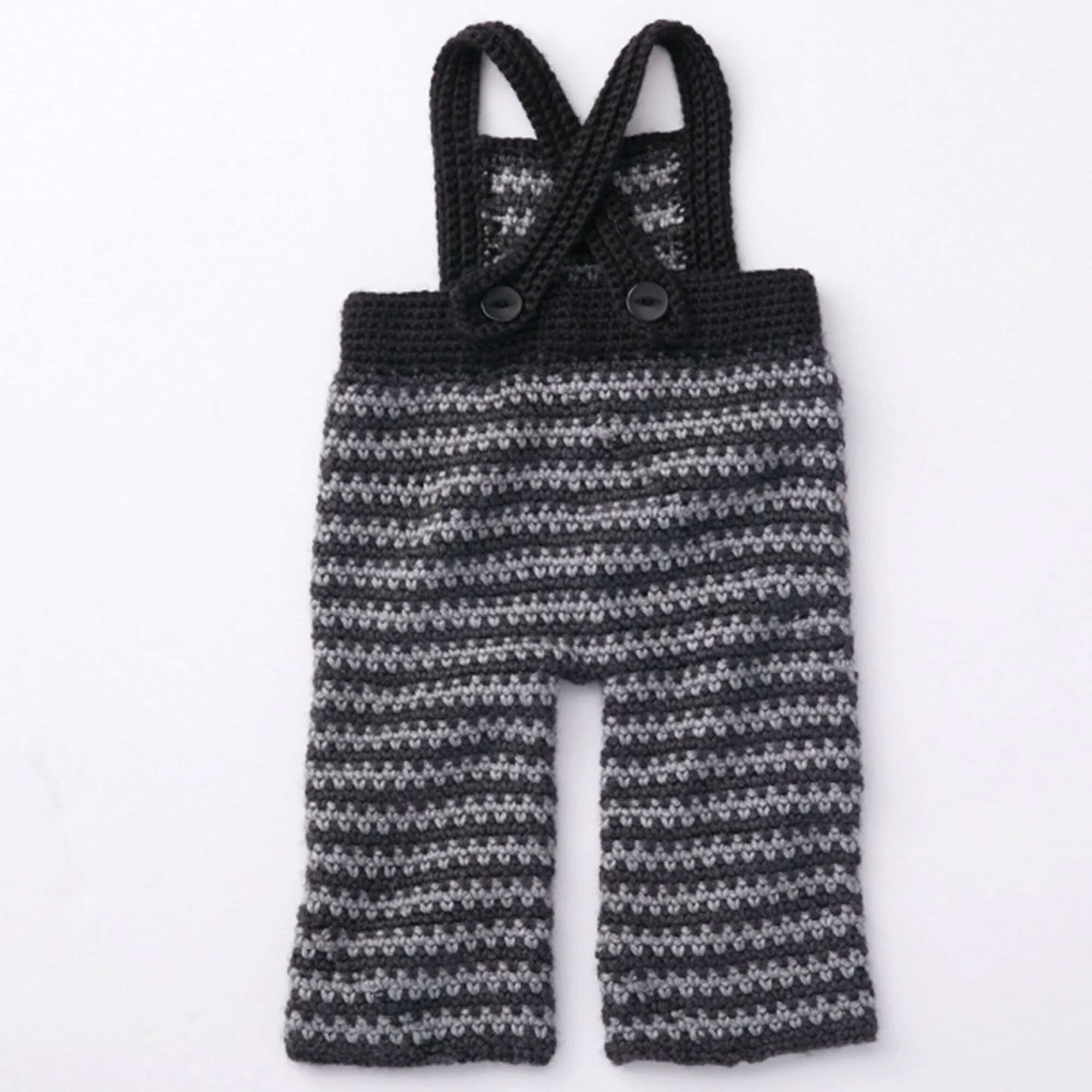 Modèle gratuit de pantalon pour bébé au crochet