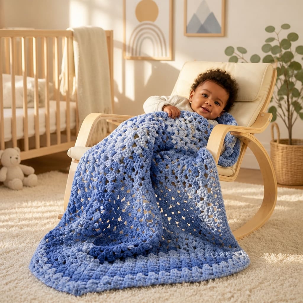 Modèle gratuit de couverture chaude au crochet