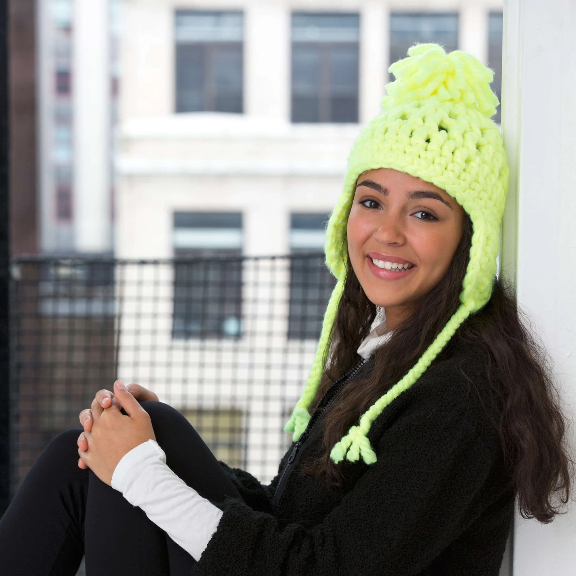 Modèle gratuit de bonnet au crochet avec cache-oreilles pour la chaleur d'hiver