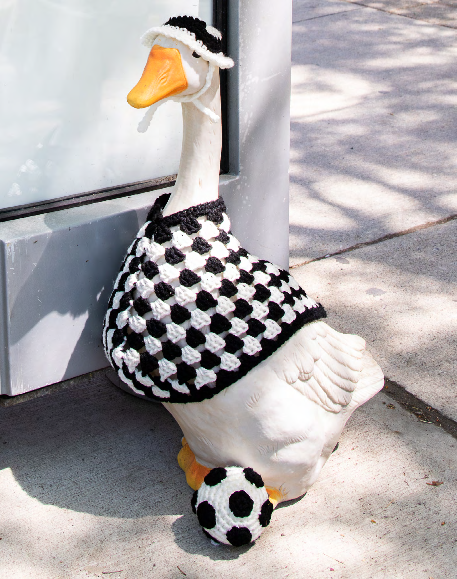 Free Crochet Soccer Fan Porch Goose Outfit