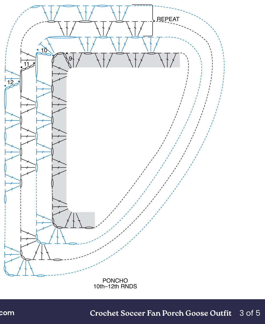 Schematic layout for the hat