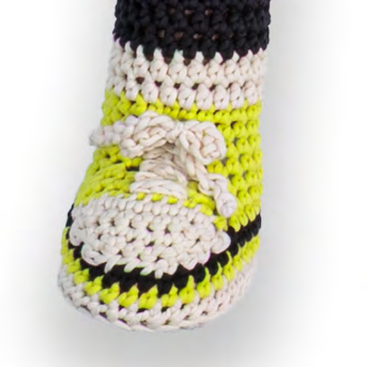 Crochet Soccer Ball Pillow Shoe
