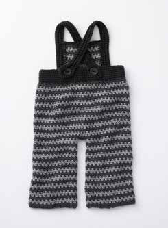 Close-up of crochet pants