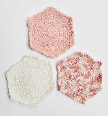 Crochet scrubby in various colors