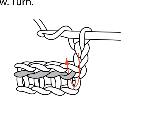 Schematic diagram of the hooded scarf