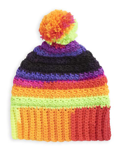 Step-by-step of shaping the hat